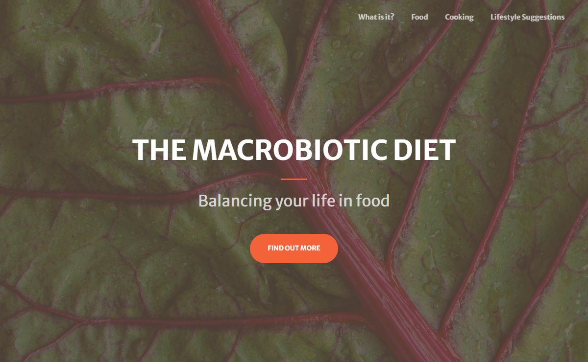 The Macrobiotic Diet