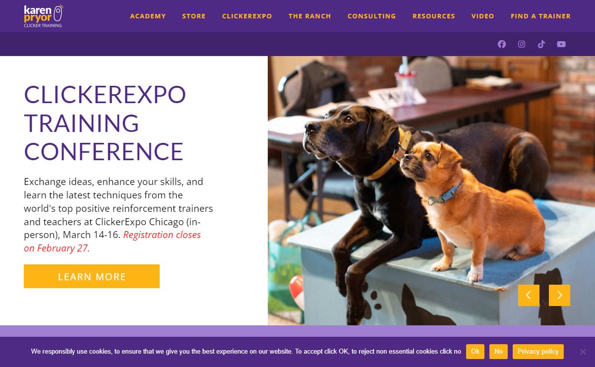 Karen Pryor Clicker Training | The Leader in Positive Reinforcement Training