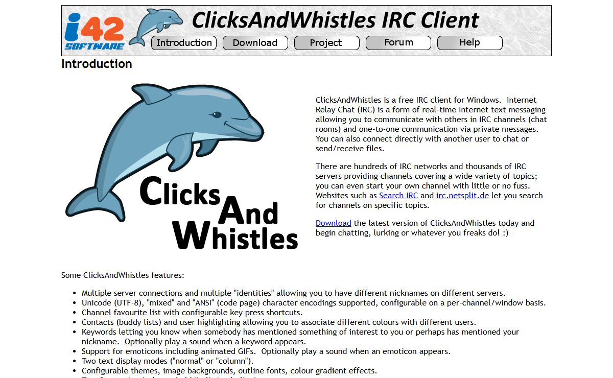 ClicksAndWhistles - Introduction