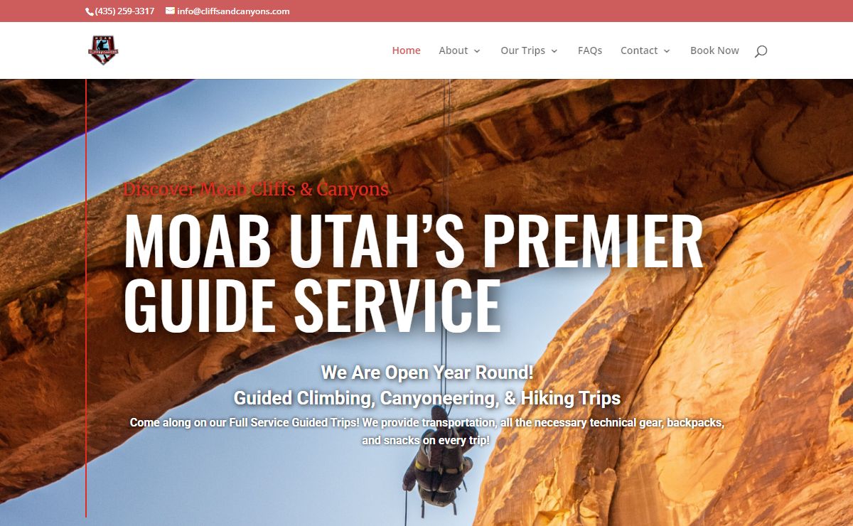 Moab Utah Adventure Tour Guides: Canyoneering Tours, Climbing Guides, Hiking Tours & More | Moab Cliffs & Canyon Adventure Tours