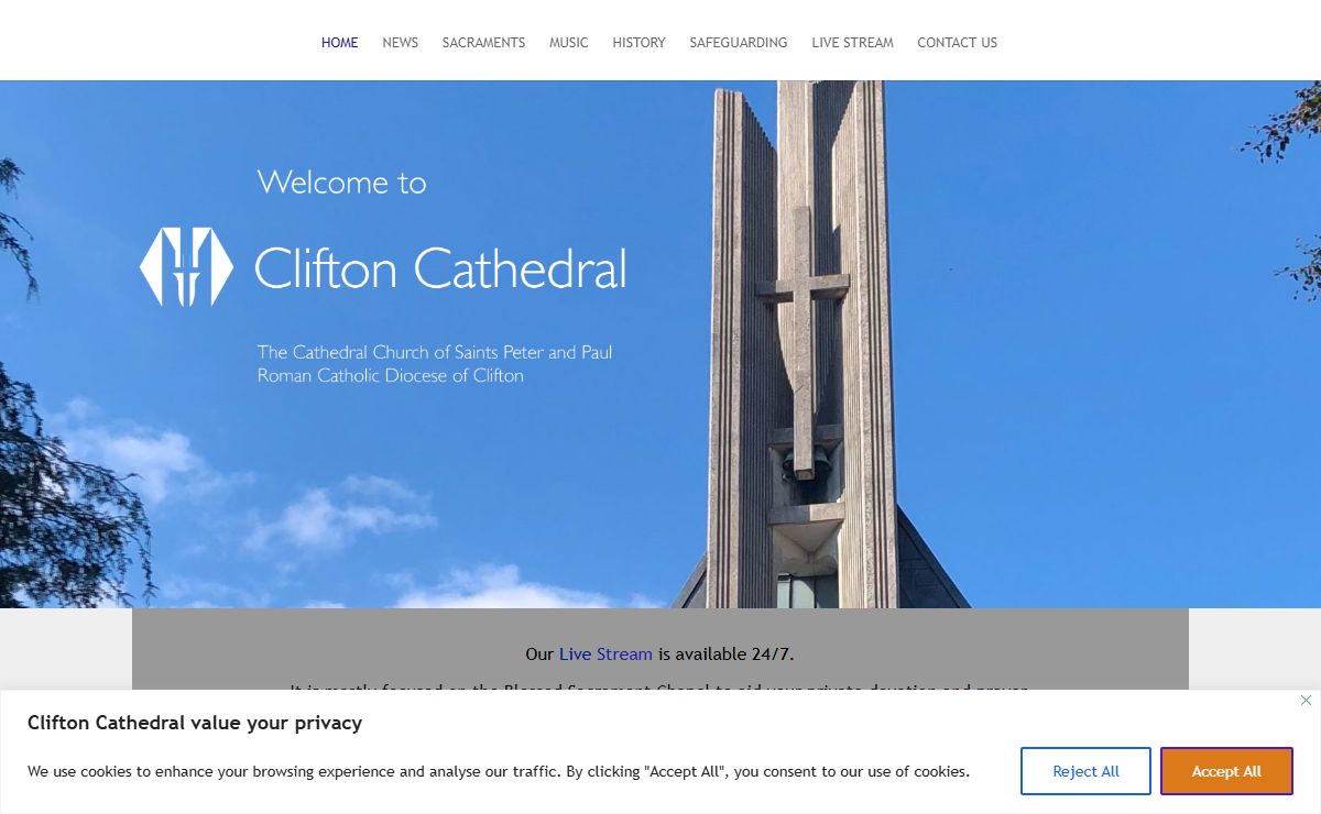 Welcome to Clifton Cathedral | Roman Catholic Diocese of Clifton