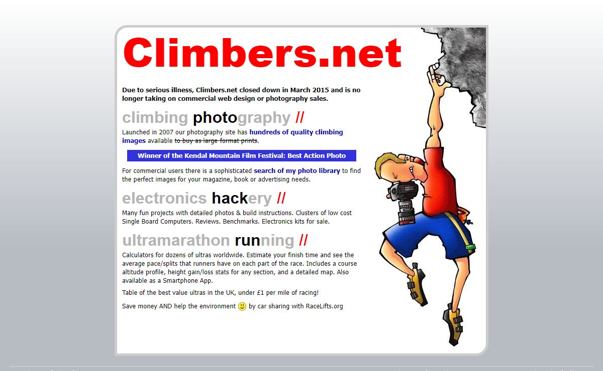 Climbing photography & Web site design | Climbers.net