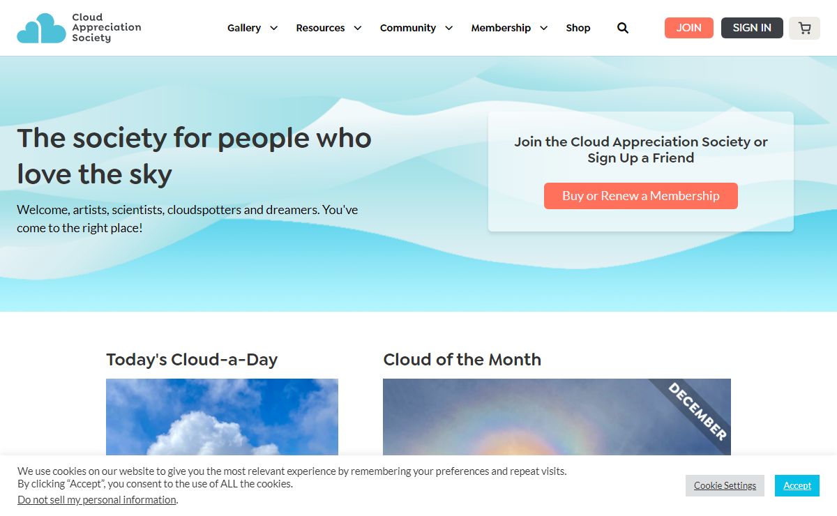 The Cloud Appreciation Society - Cloud Appreciation Society
