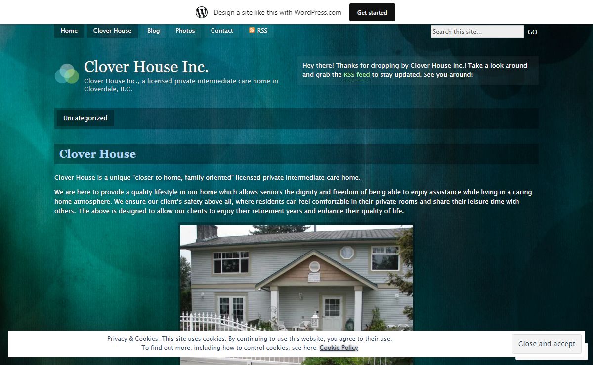 Clover House Inc. | Clover House Inc., a licensed private intermediate care home in Cloverdale, B.C.