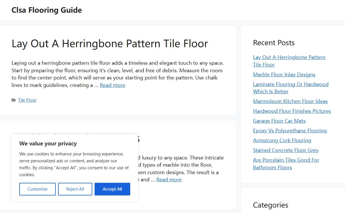 Clsa Flooring Guide
