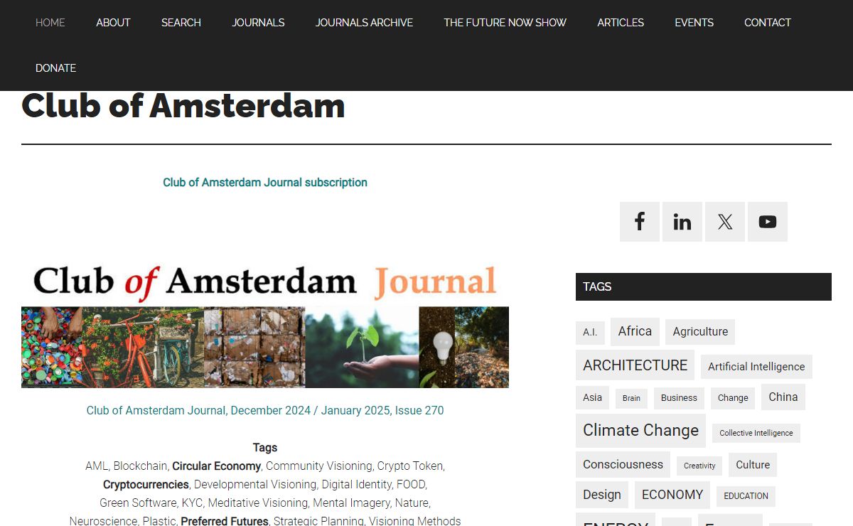 Club of Amsterdam – About preferred futures