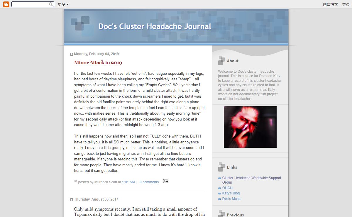 Doc's Cluster Headache Journal
