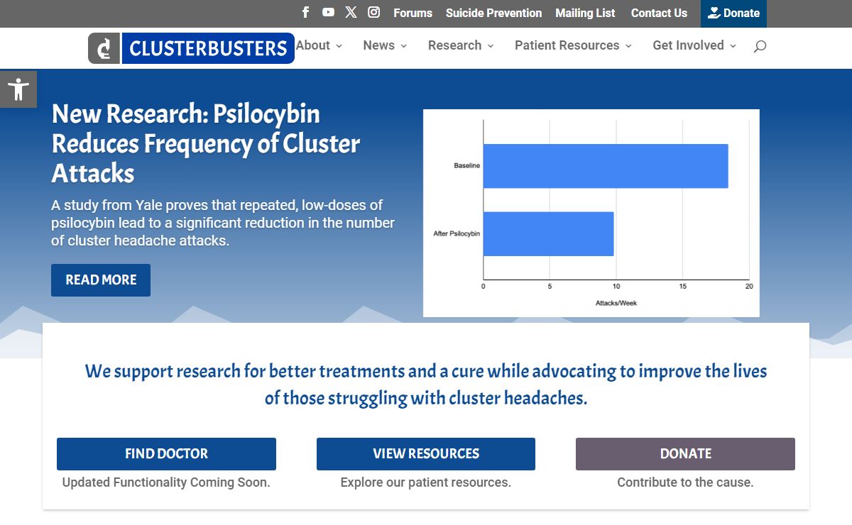 Clusterbusters - The Cluster Headache Advocacy Group