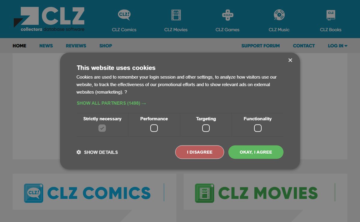 Collection database software for movies, books, music, comics and games - CLZ.com
