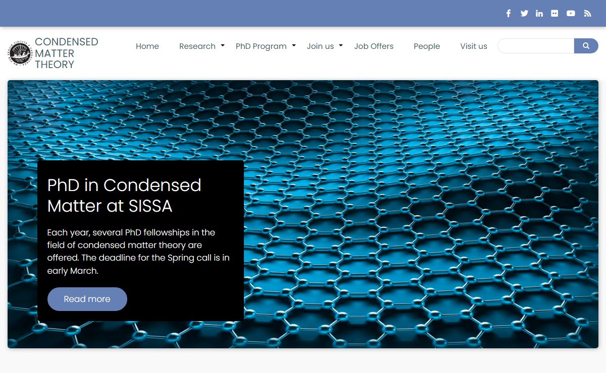Home | Condensed Matter Theory