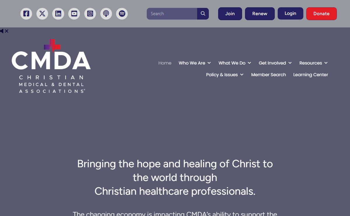 Home – Christian Medical & Dental Associations® (CMDA)
