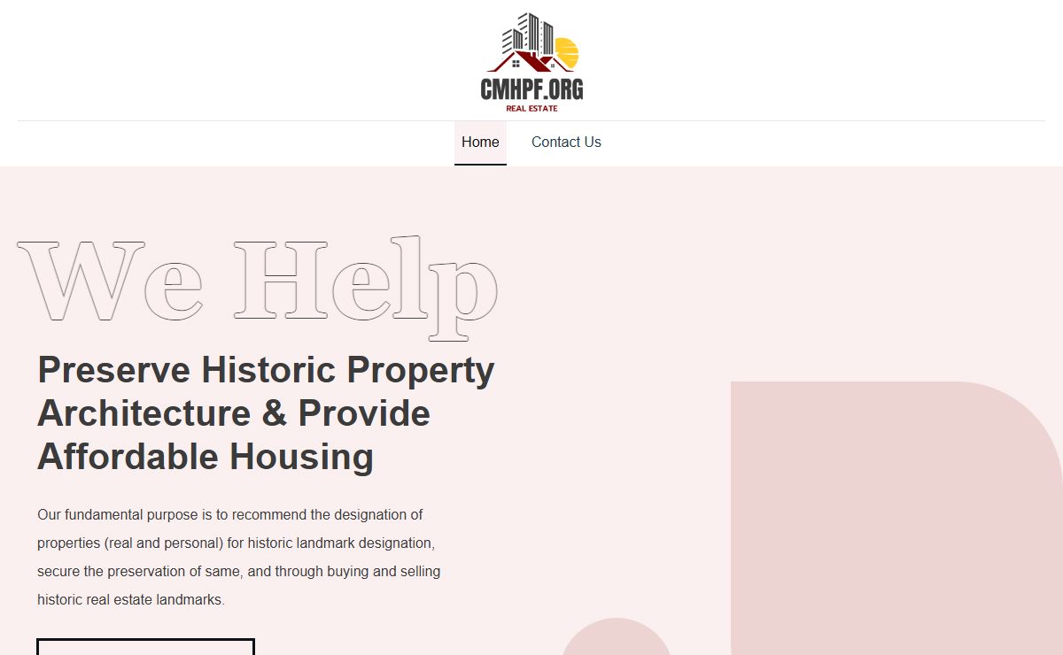 Preservation & Resale of Historic Real Estate Nationwide | CMHPF.org