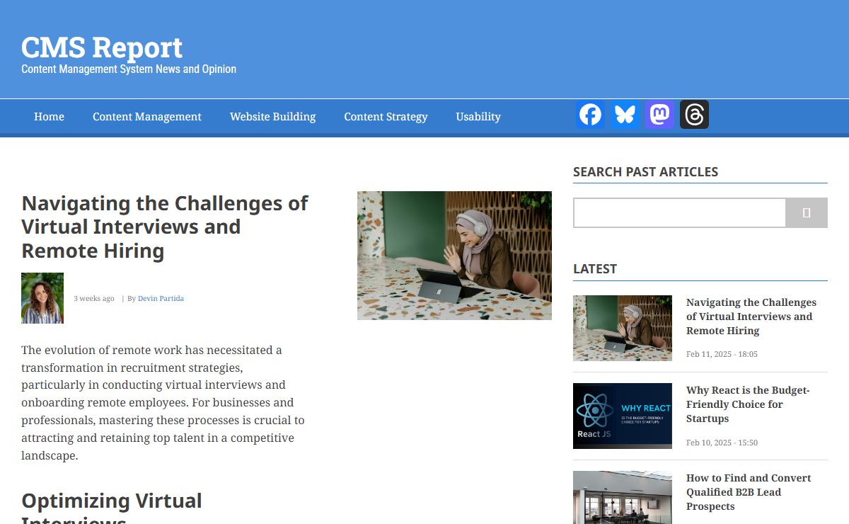 | CMS Report