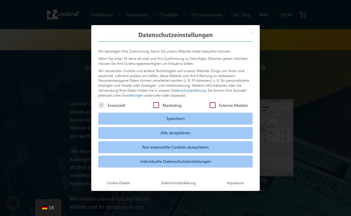 cncGraF: CNC-Steuerungssoftware für Ihre CNC Maschine