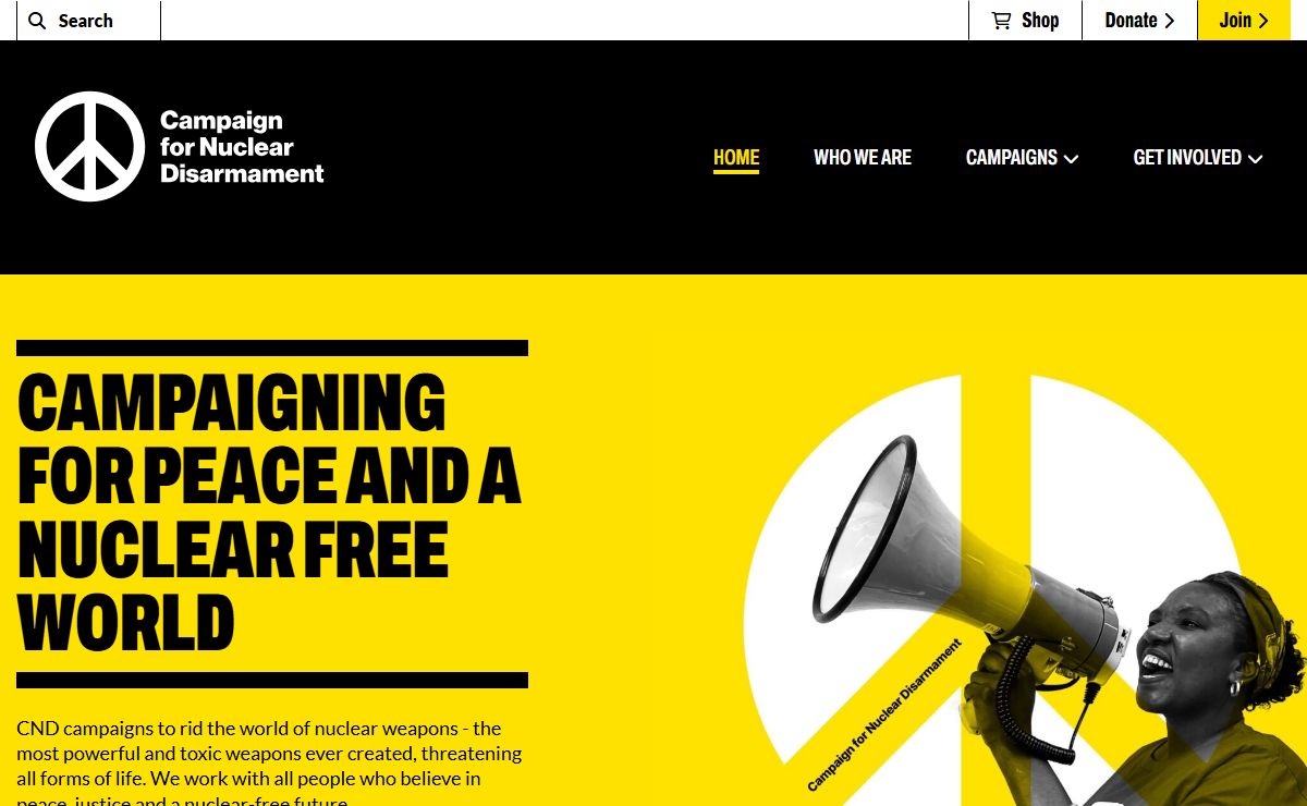 CND - Campaigning for peace and a nuclear free world