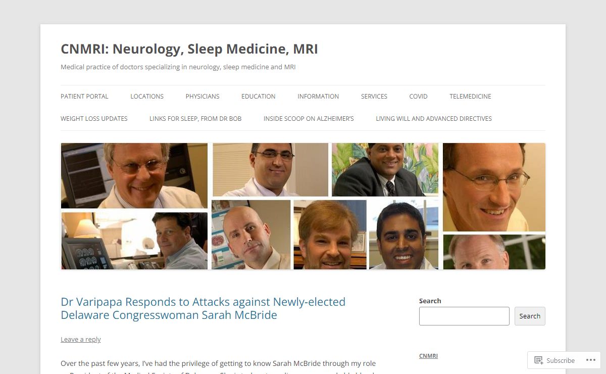 CNMRI: Neurology, Sleep Medicine, MRI | Medical practice of doctors specializing in neurology, sleep medicine and MRI