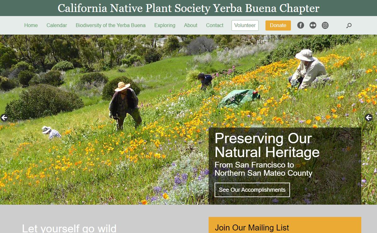 home - California Native Plant Society Yerba Buena Chapter