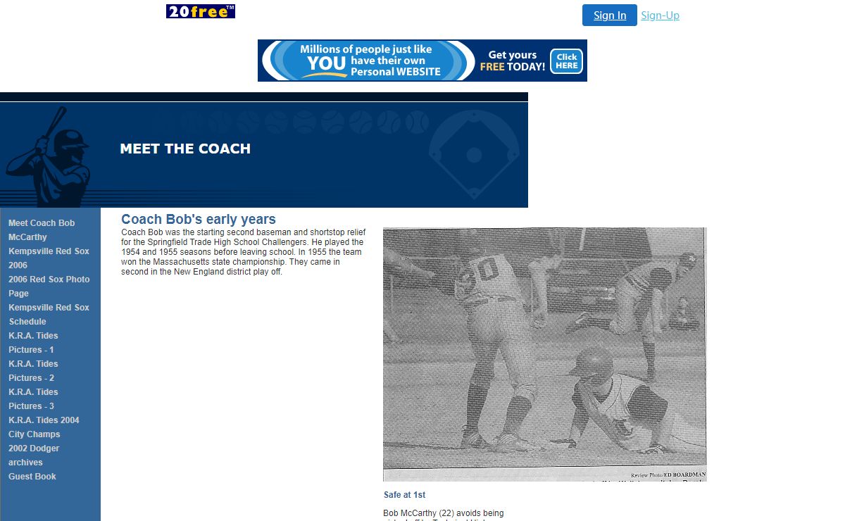 Meet Coach Bob McCarthy