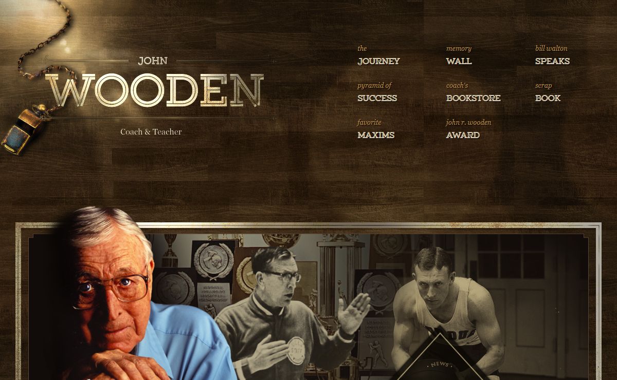 Official Site of Coach Wooden