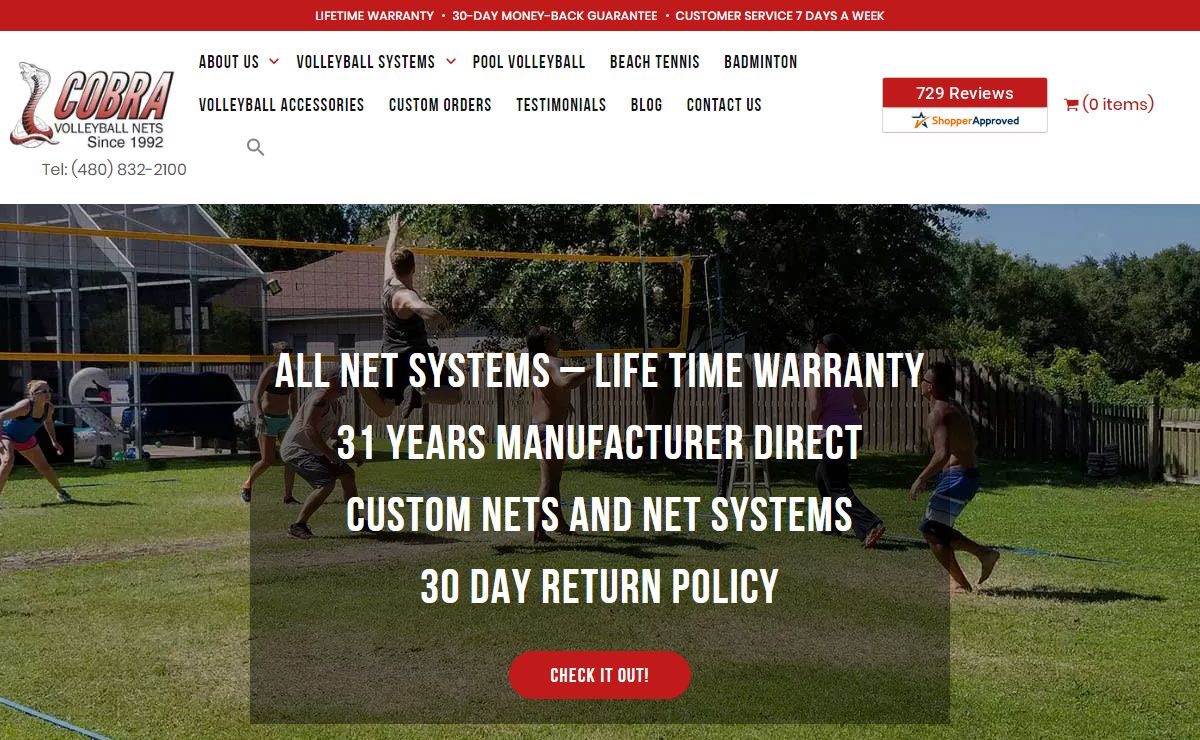 Elevate With Cobra Volleyball - Volleyball Net Systems