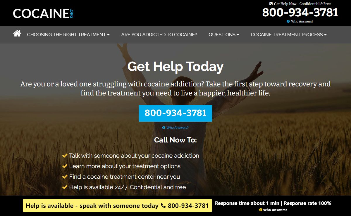 Overcome Cocaine Addiction | Get Help at Cocaine.org