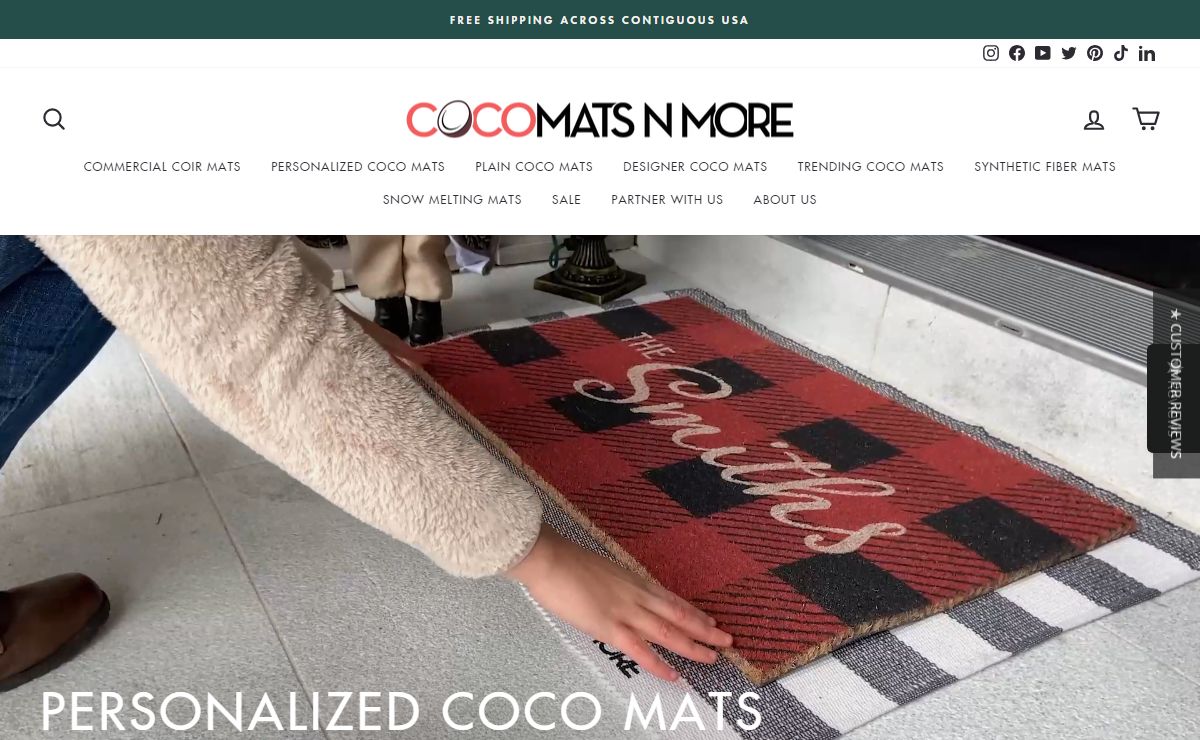 Coco Mats N More - Door Mats, Welcome Mats, Personalized Mats & More