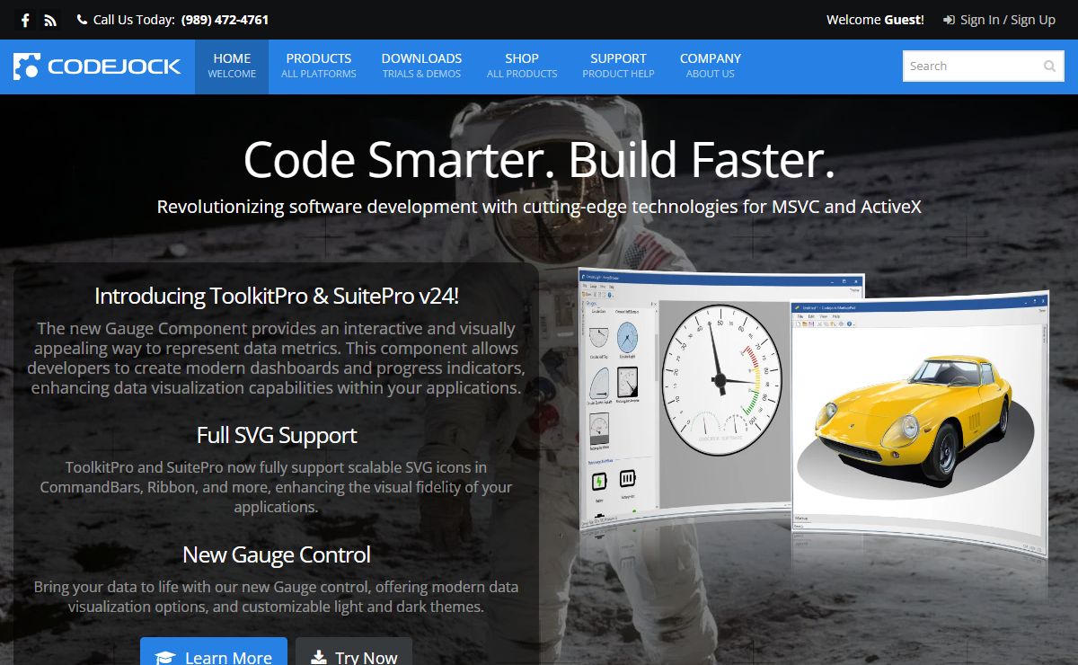 Codejock | Visual C++ and ActiveX GUI Libraries for Windows