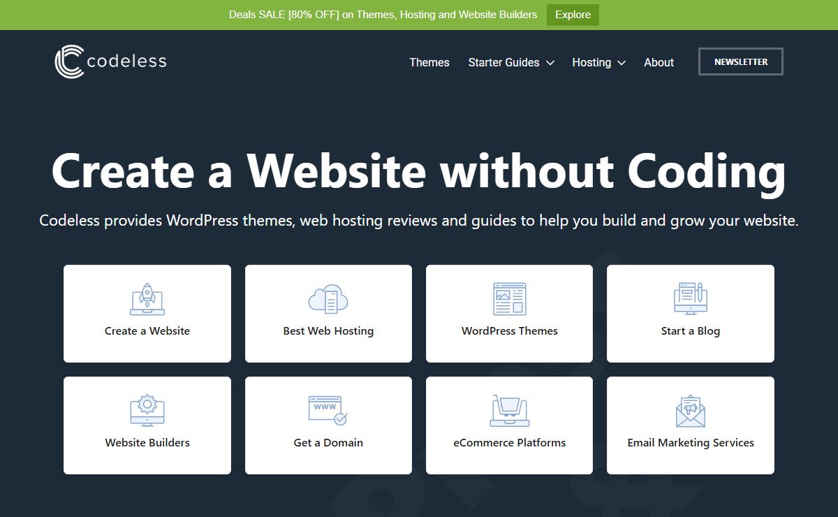 Codeless | Create a Website without Coding