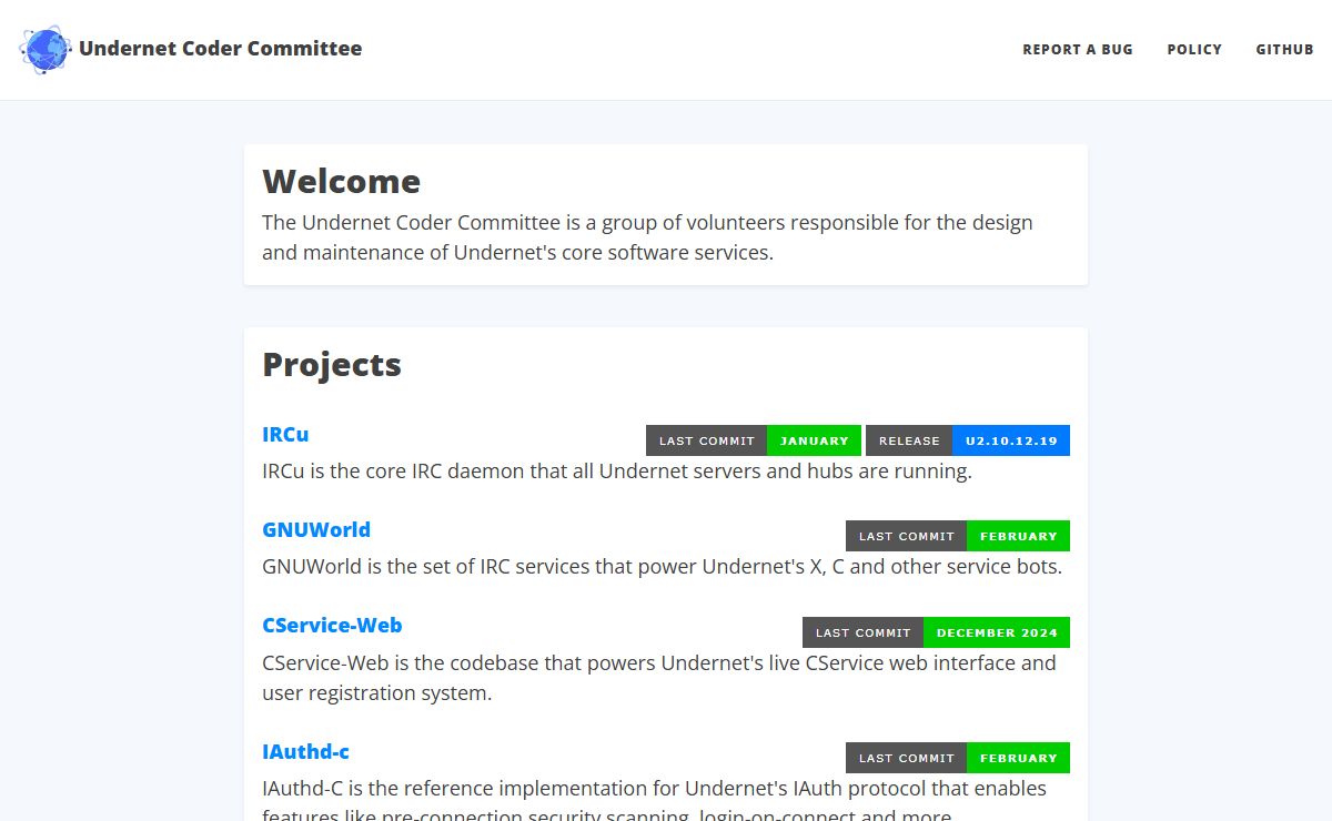 Undernet Coder Committee