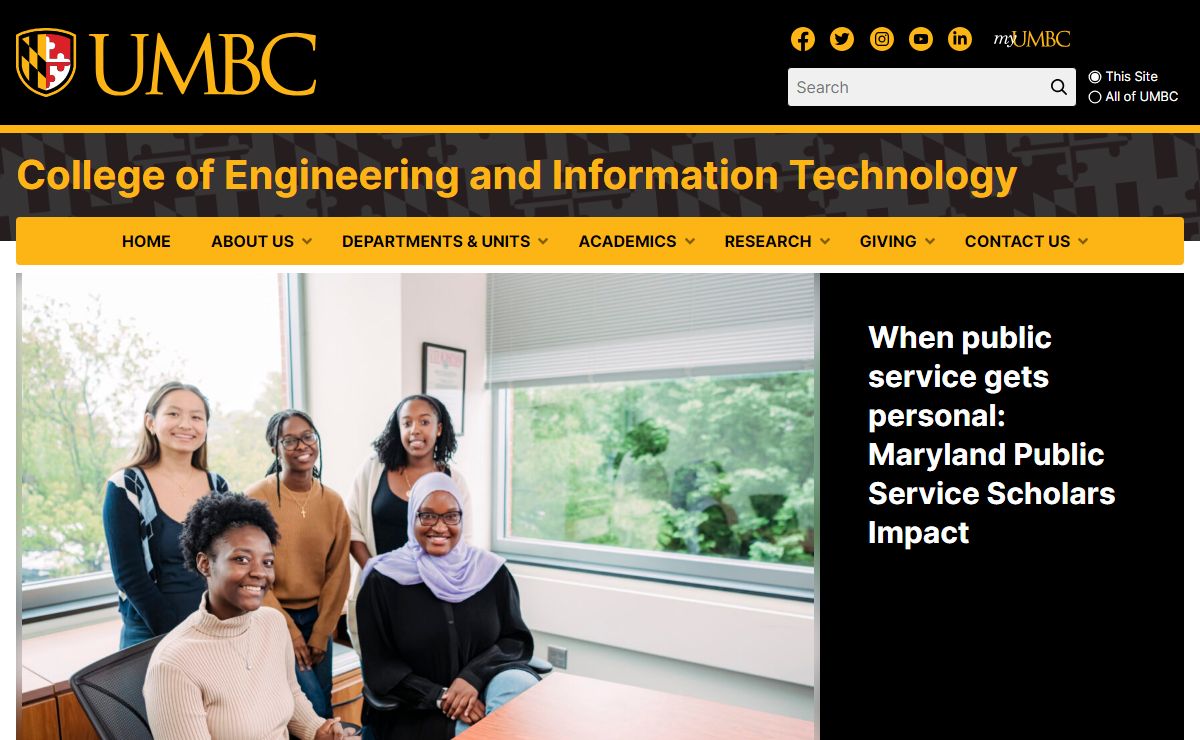 College of Engineering and Information Technology – UMBC