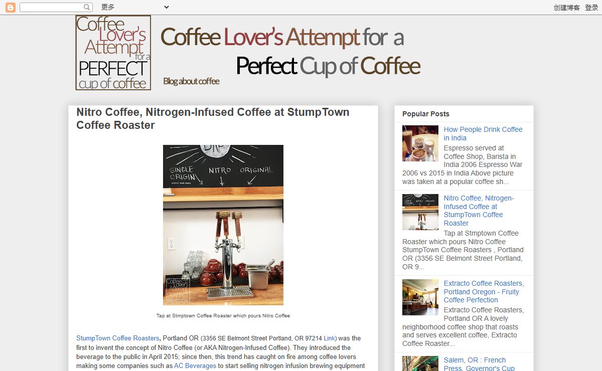 Coffee Lover's Attempt for A Perfect Cup of Coffee