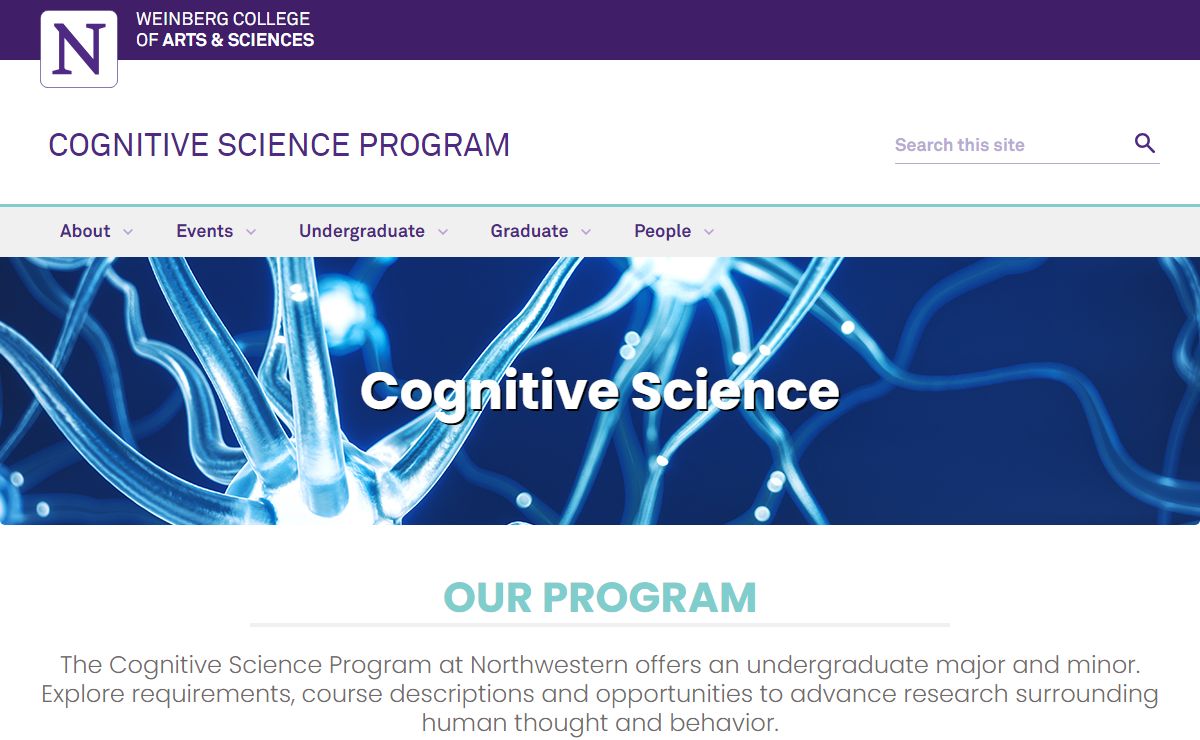 Cognitive Science Program - Northwestern University