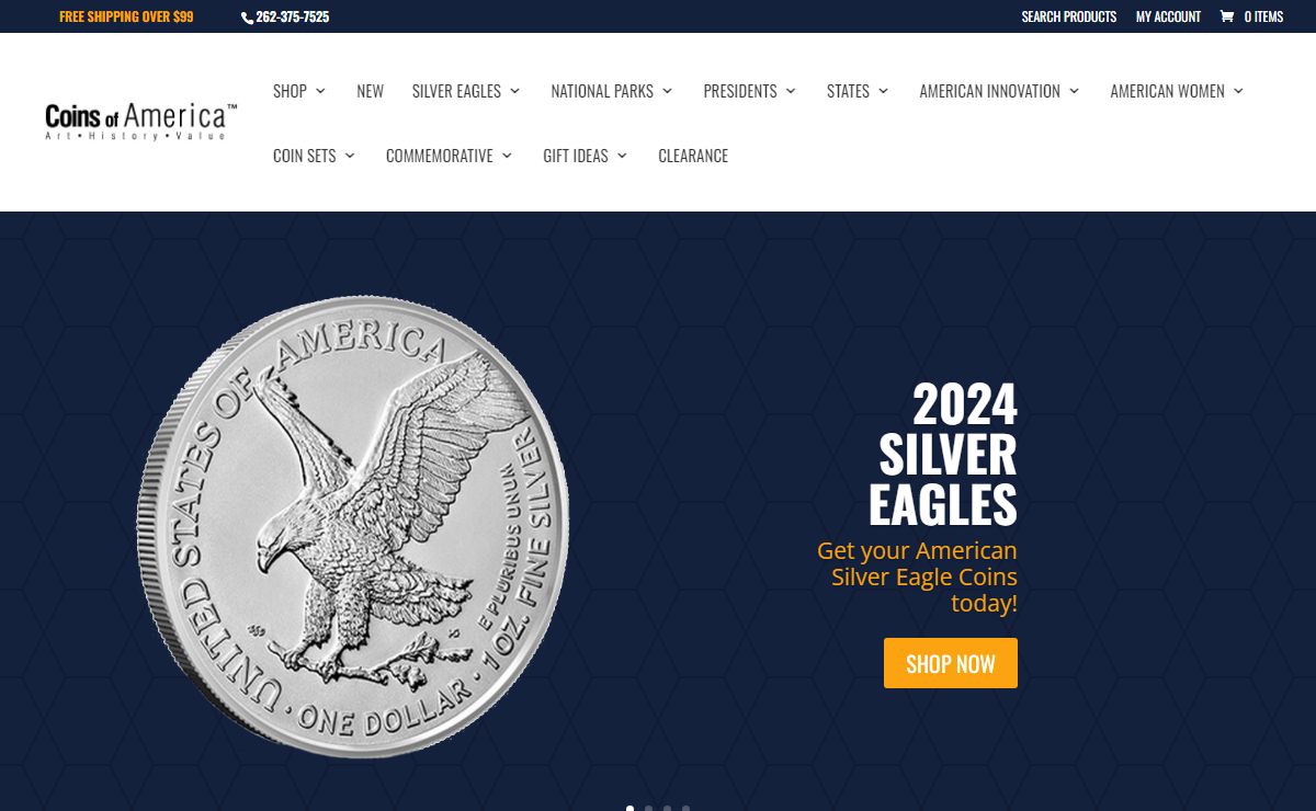 Coins of America | Pristine Uncirculated Coins