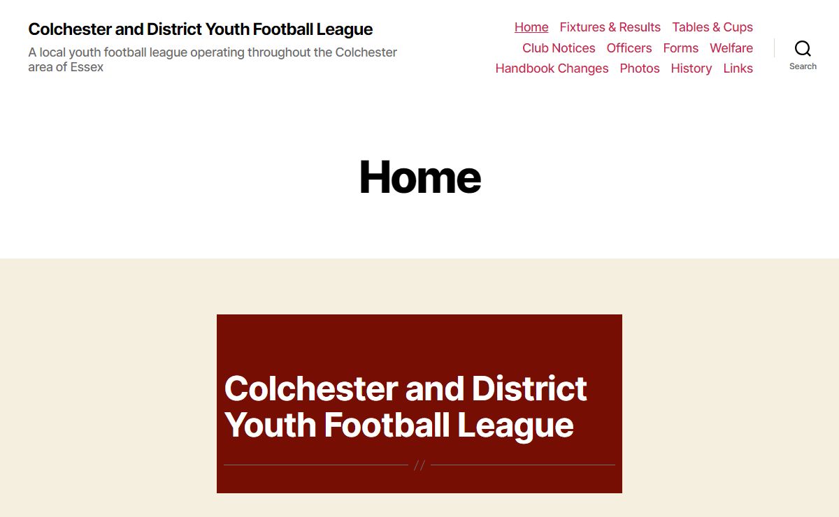 Home - Colchester and District Youth Football League