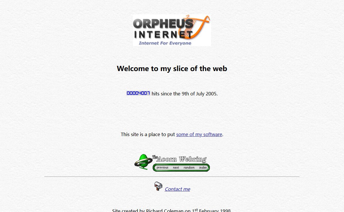 Richard Coleman's Home page