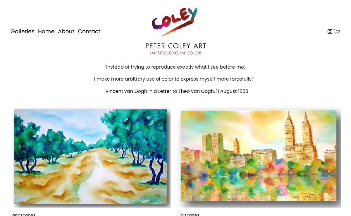 Peter Coley Art Impressions in Color