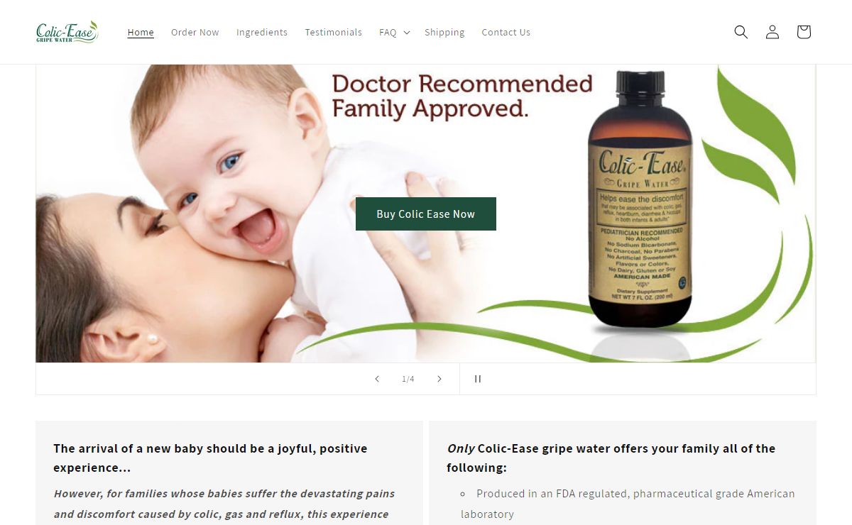Gripe Water | Colic Relief | Colic Ease – Colic-Ease Gripe Water