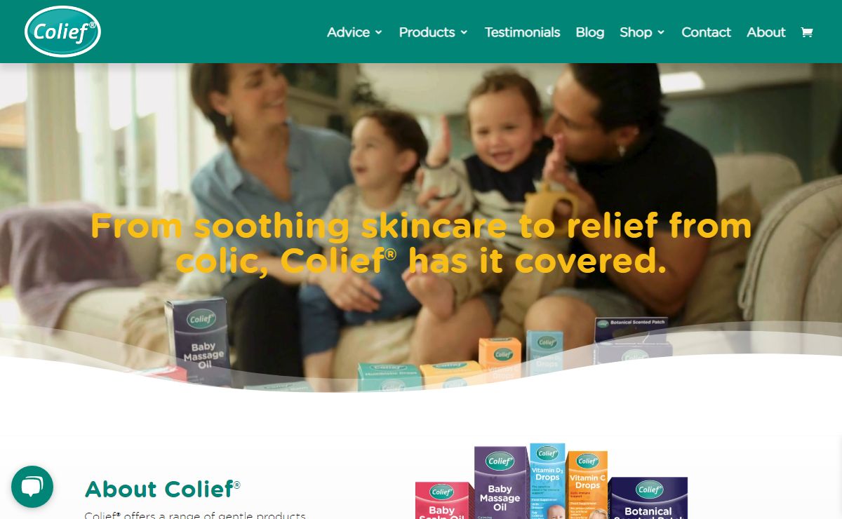 Colief - From soothing skincare to relief from colic, Colief® has it covered. - Colief
