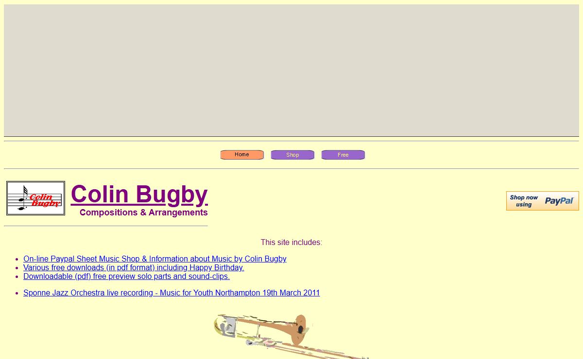Welcome to Music for Brass from Colin Bugby (www.colinbugby.co.uk)