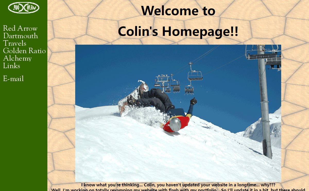 "Colin's Homepage"