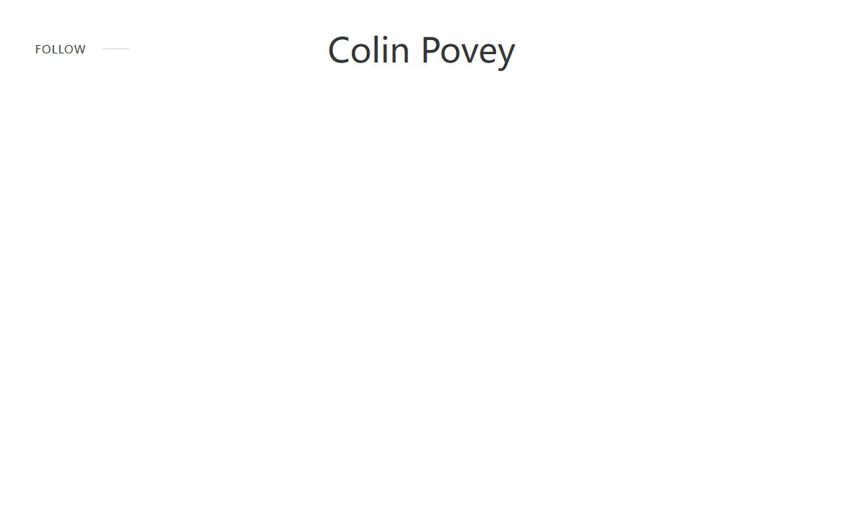 Home - Colin Povey