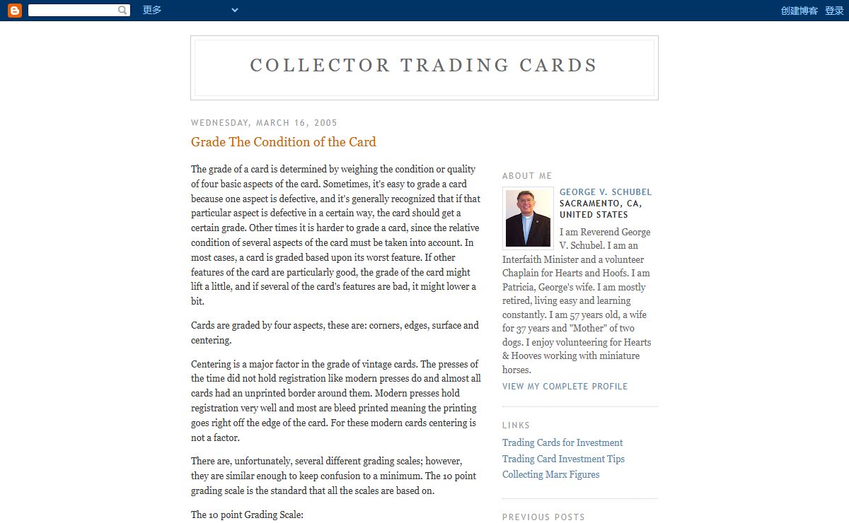 Collector Trading Cards