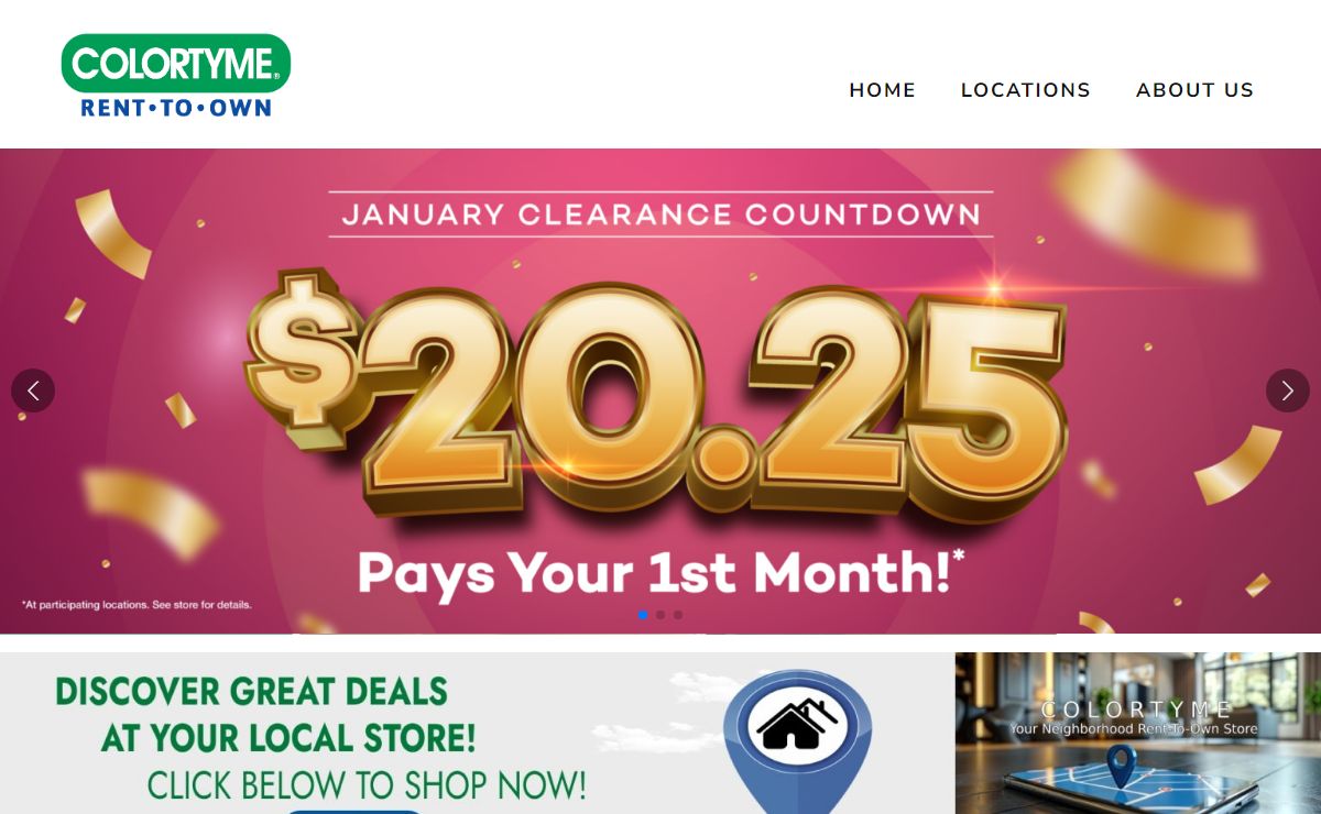 ColorTyme Rent to Own