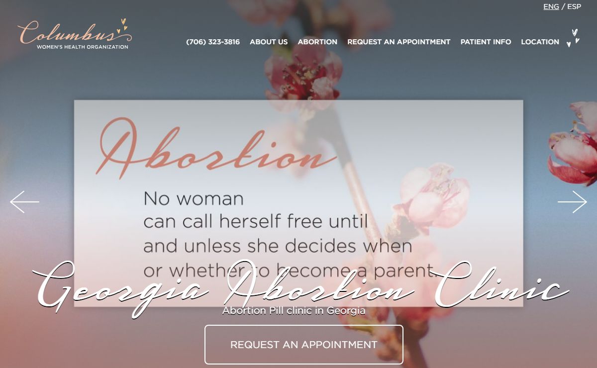 Columbus Women's Health Organization Abortion Pill Clinic, GA