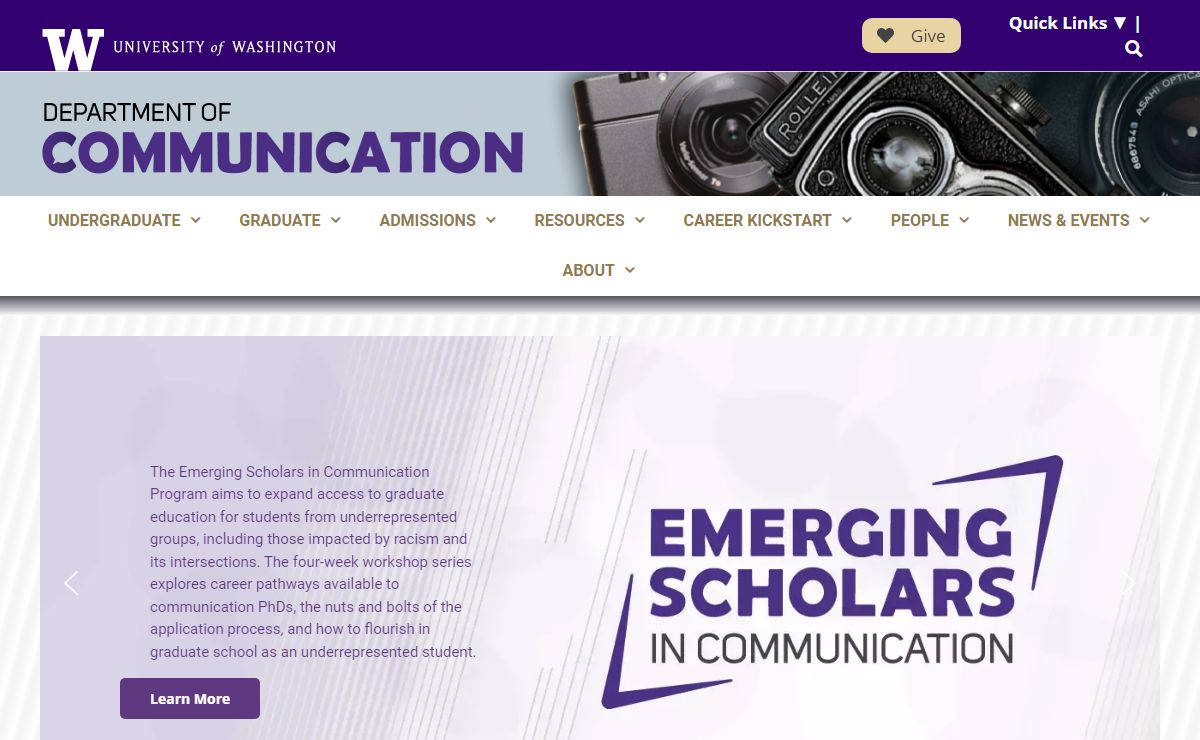 Department of Communication - University of Washington