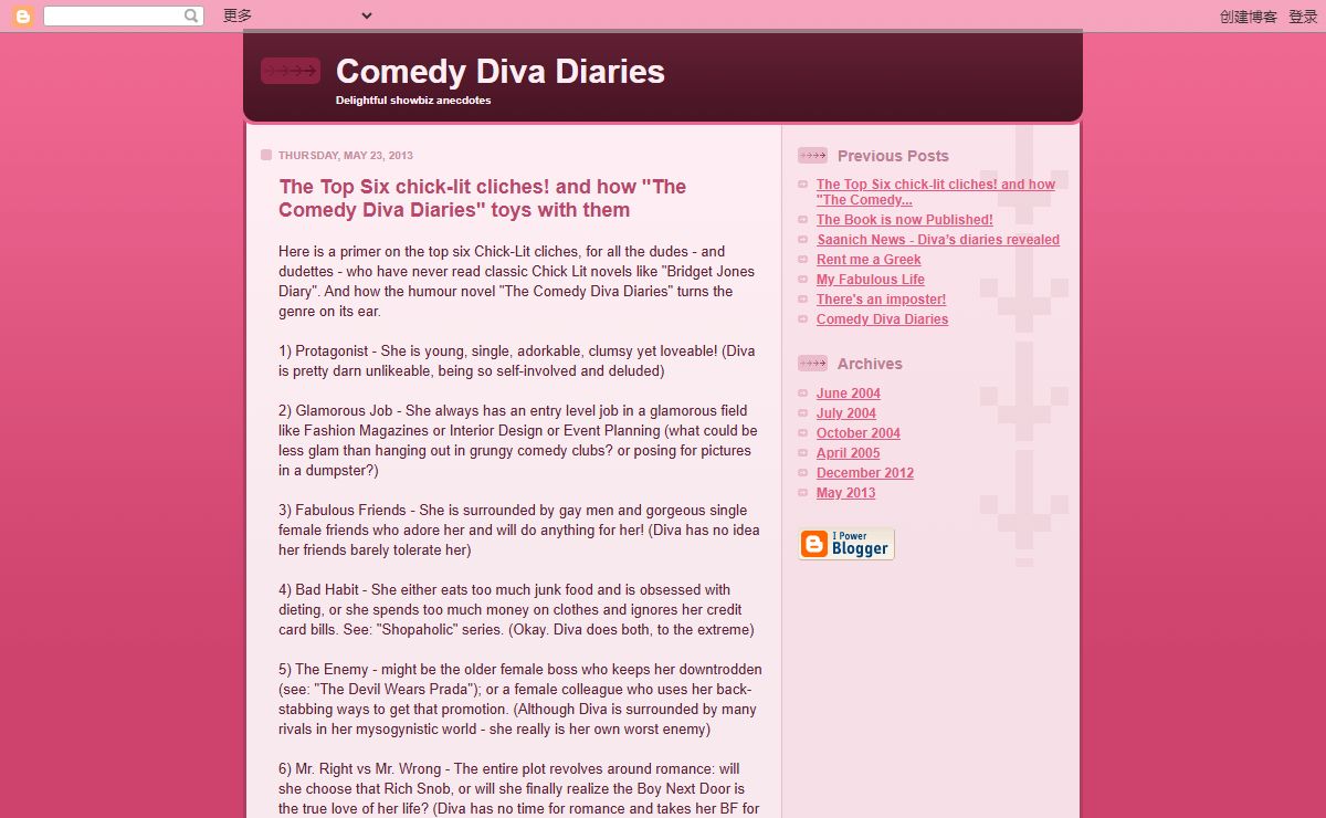 Comedy Diva Diaries