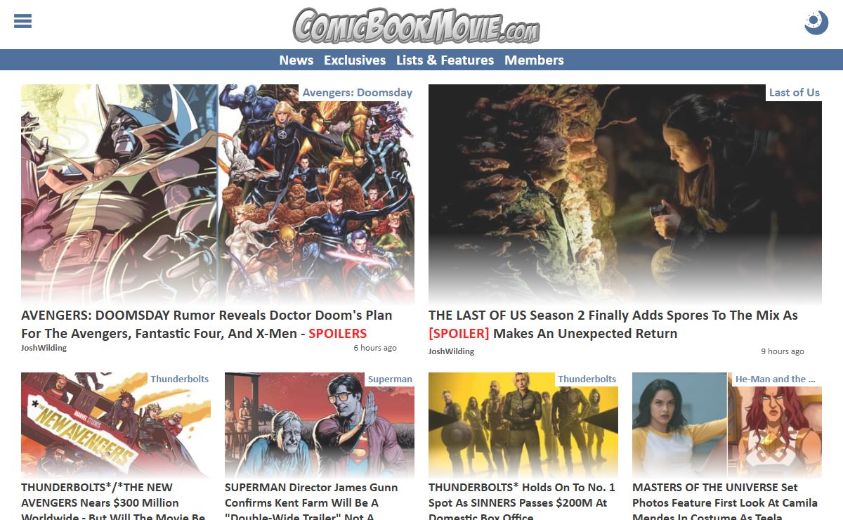 Comic Book Movie, TV & Superhero News For Fans, By Fans - ComicBookMovie.com|CBM
