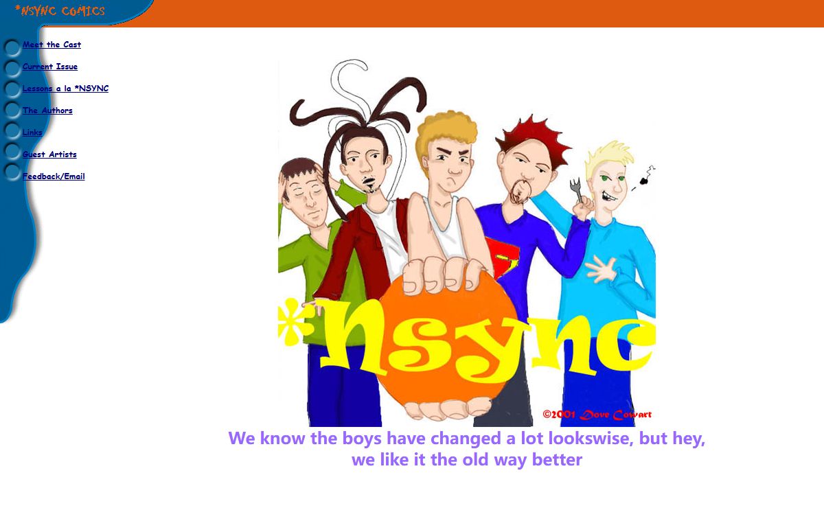 *NSYNC comics