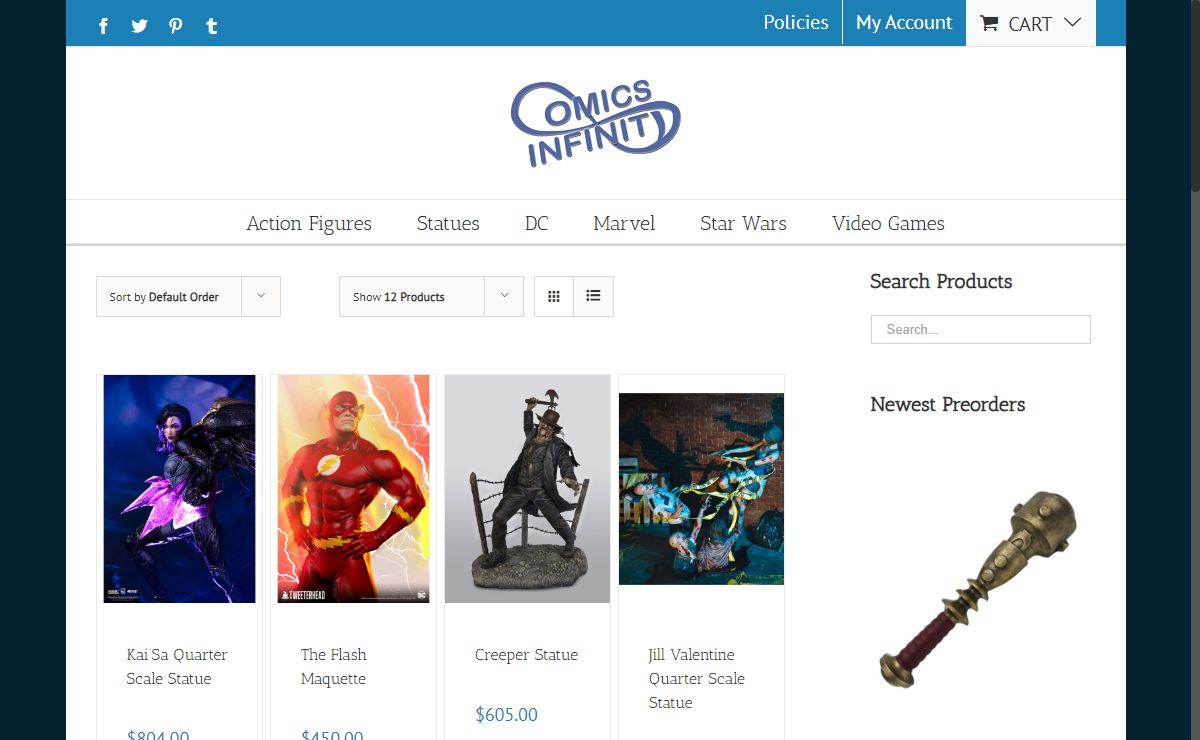 Preorder Toys, Statues, and Collectibles!