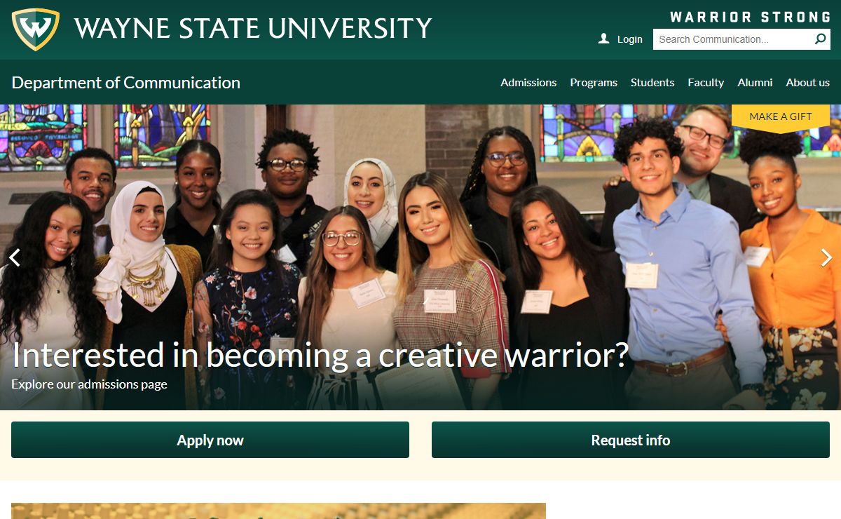 Department of Communication - Wayne State University